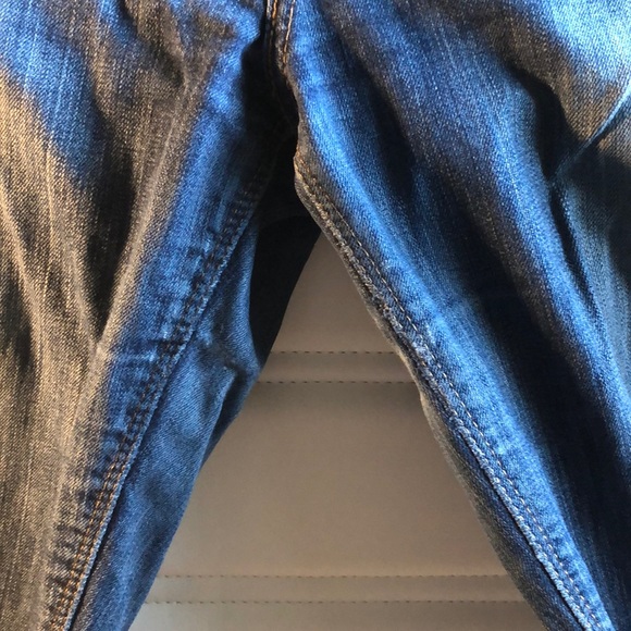 Levi Perfect Waist Straight Leg Blue Jeans - Picture 6 of 7